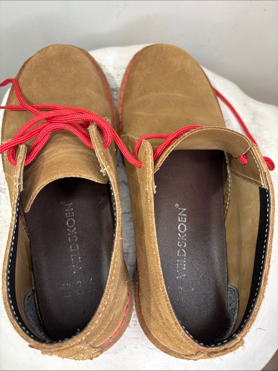 Veldskoen Heritage Pinotage Red Sole Red Laces Suede Leather Chukka Boot US 8 main image 7